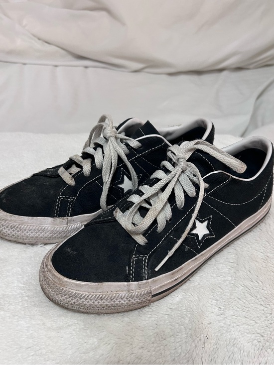 Converse Shoes - Converse Black Suede Star Low-Top Sneakers